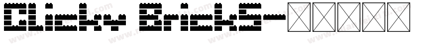 Clicky Bricks字体转换